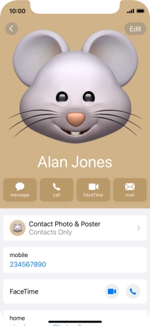 Slide your finger upwards starting from the bottom of the screen to return to the home screen.