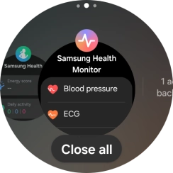 To end one running application, slide your finger upwards on the required application.