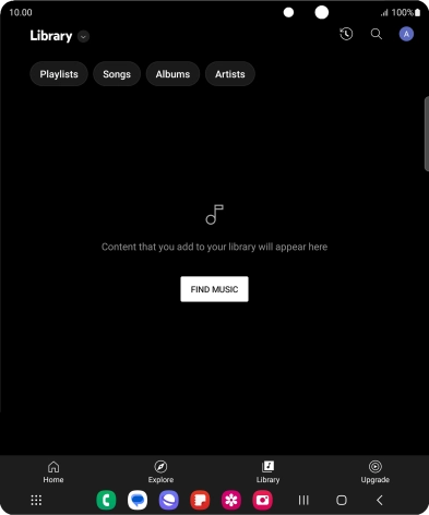 Press the drop down list.