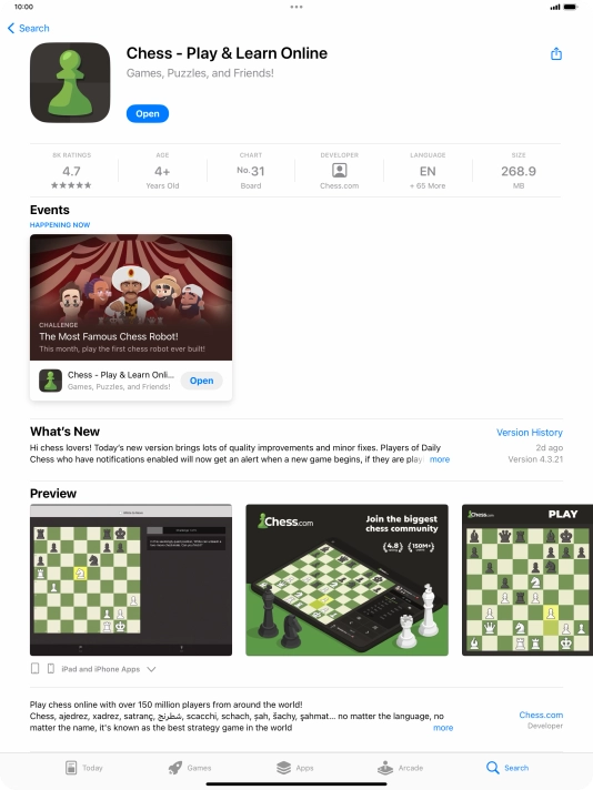 Slide your finger upwards starting from the bottom of the screen to return to the home screen.