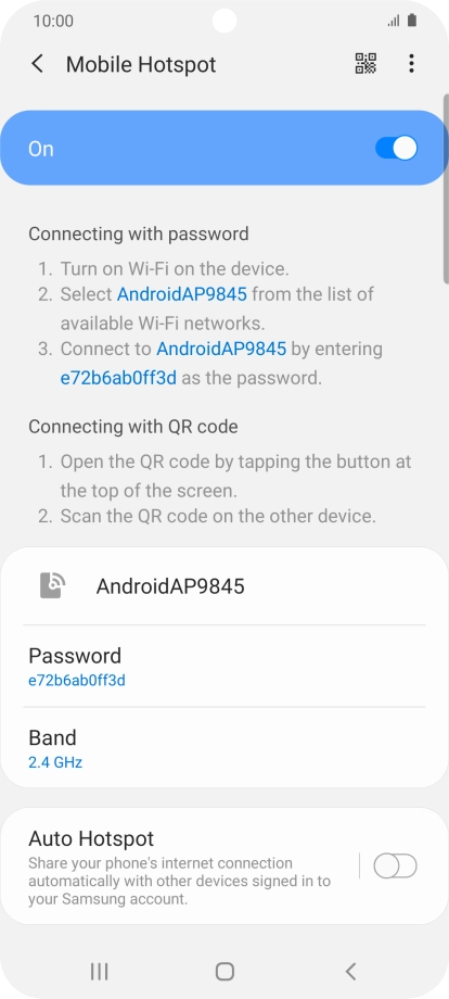 Press the Home key to return to the home screen.