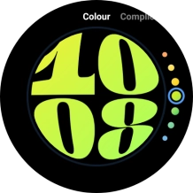 Slide your finger on the screen to change between the different designs. Slide your finger on the screen to change between the different designs.