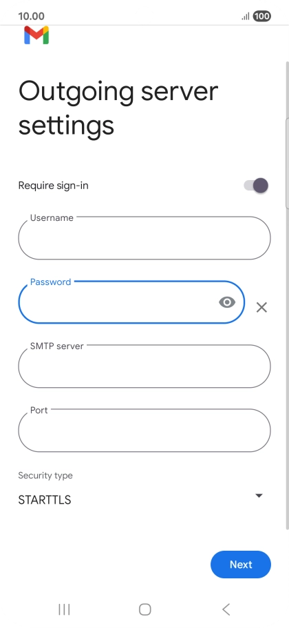 Press the field below Press the field below