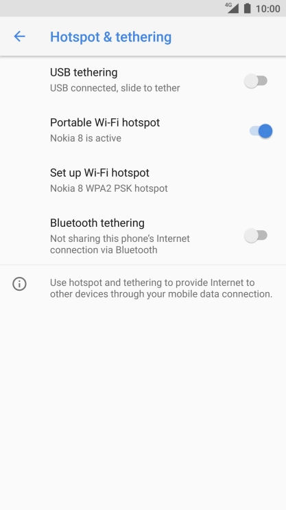 Press the Home key to return to the home screen.