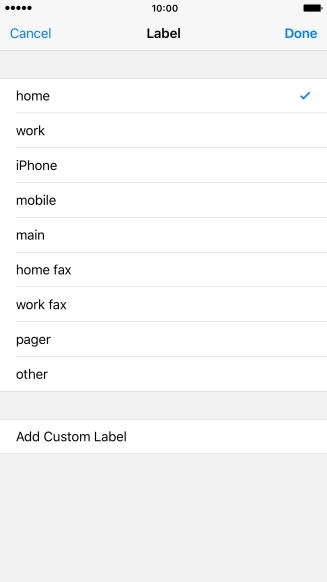 Press the required number type.