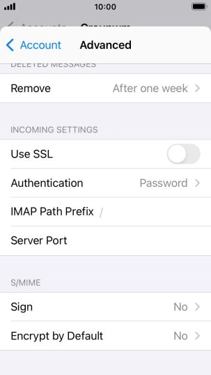 Press Authentication.