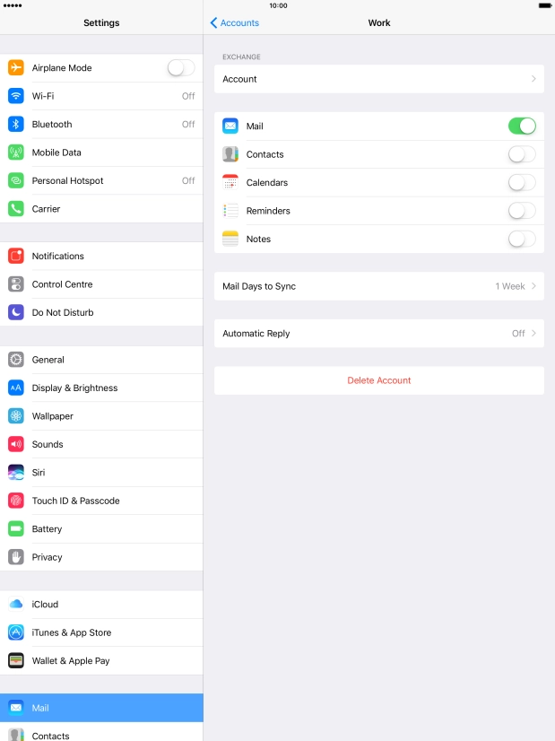 Press the Home key to return to the home screen.