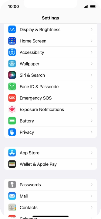Press Exposure Notifications.