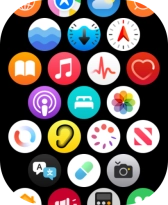 Press the music player icon.