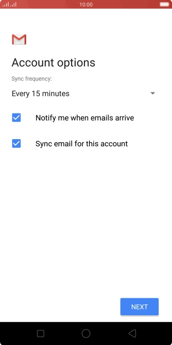 Press the drop down list below 