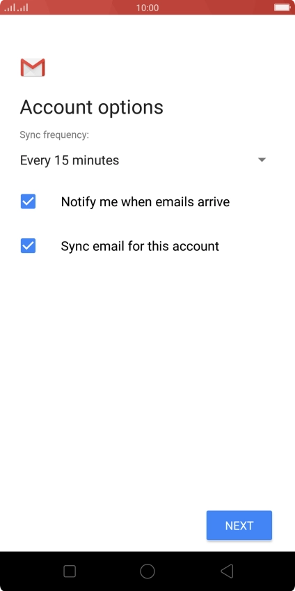 Press the drop down list below 