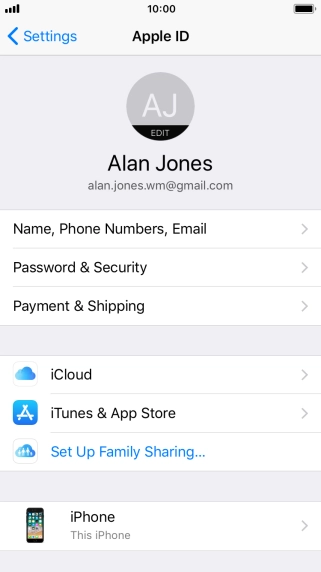 Press the Home key to return to the home screen.