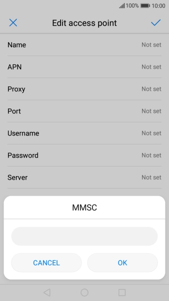 Key in http://pxt.vodafone.net.au/pxtsend and press OK.
