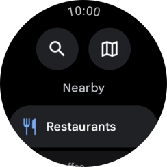 Press the search icon. Press the search icon.