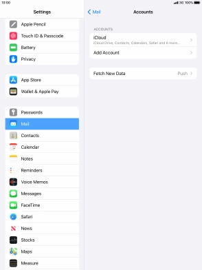 Press Add Account. Press Add Account.