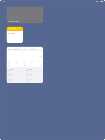 Press and hold the required Widget Stack.