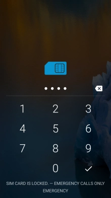 If you're asked to key in your PIN, do so and press the confirm icon.