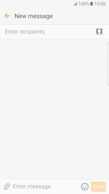 Press Enter recipients and key in the first letters of the recipient's name.