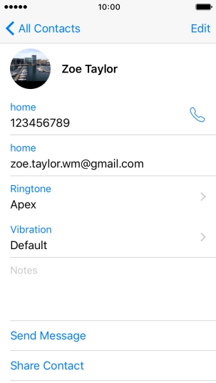 Press the Home key to return to the home screen.