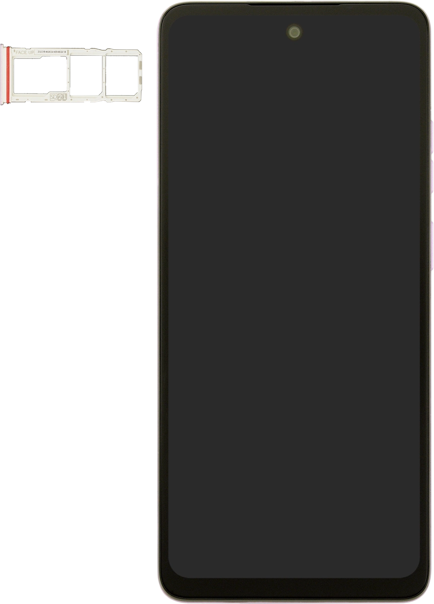 Turn your SIM as illustrated next to the SIM holder and place it in the SIM holder.