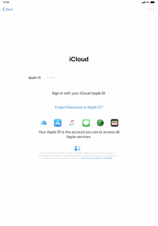 Press the field next to 