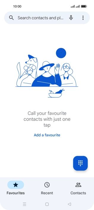 Press the menu icon.
