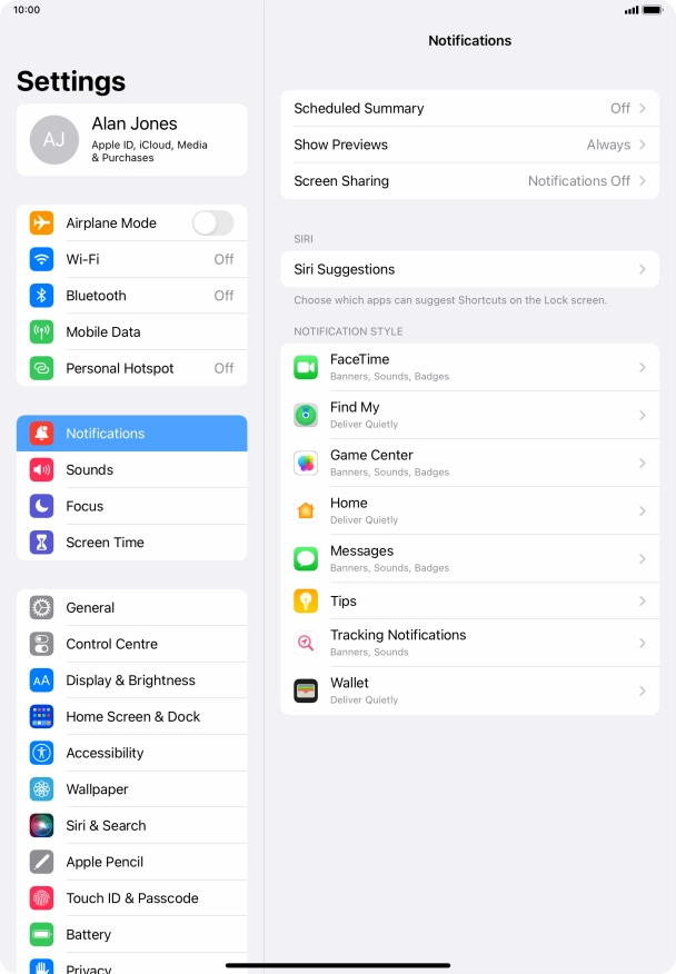 Press Scheduled Summary.