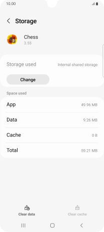 Press the Home key to return to the home screen.