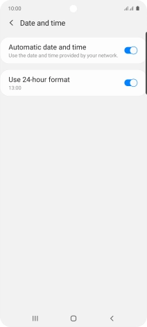 Press the Home key to return to the home screen.