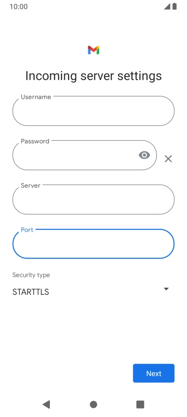 Press the drop down list below 