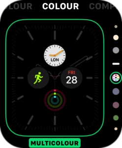 Press the Digital Crown twice to return to the home screen.