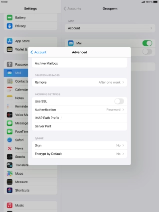 Press Authentication.