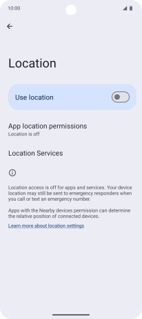 Press the indicator next to Press the indicator next to
