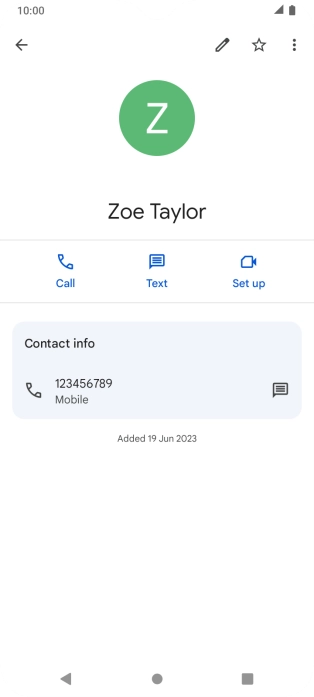Press the Home key to return to the home screen.