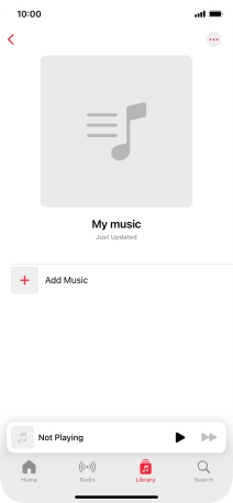Press Add Music.