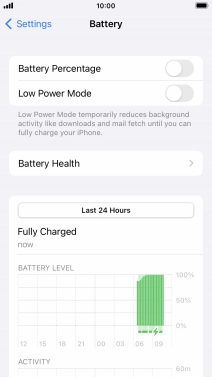 Press Battery Health.