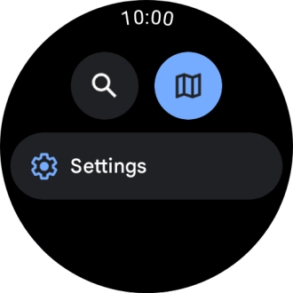 Press the search icon. Press the search icon.