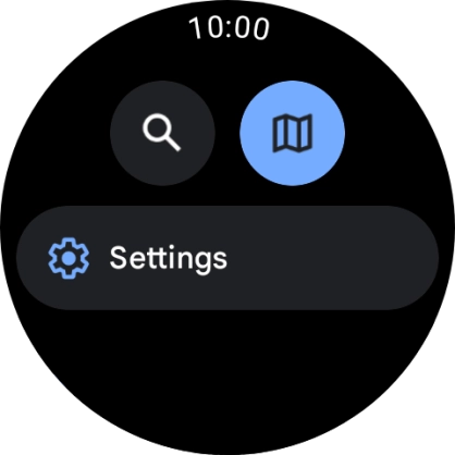 Press the search icon. Press the search icon.