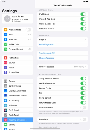 Press the indicator next to Press the indicator next to