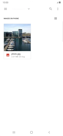 Press the required file.