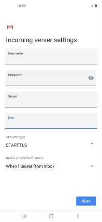 Press the drop down list below 