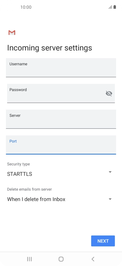 Press the drop down list below 