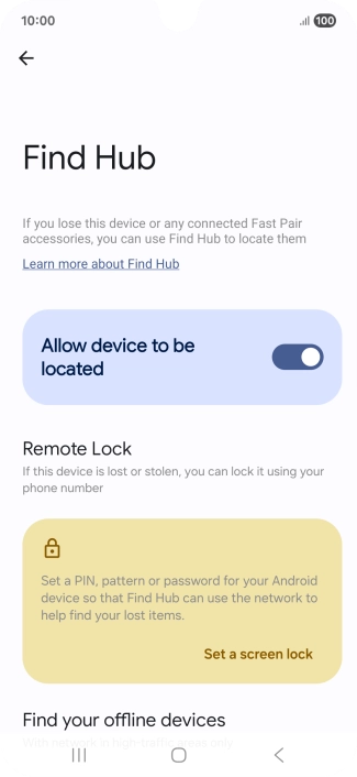 Press the Home key to return to the home screen.