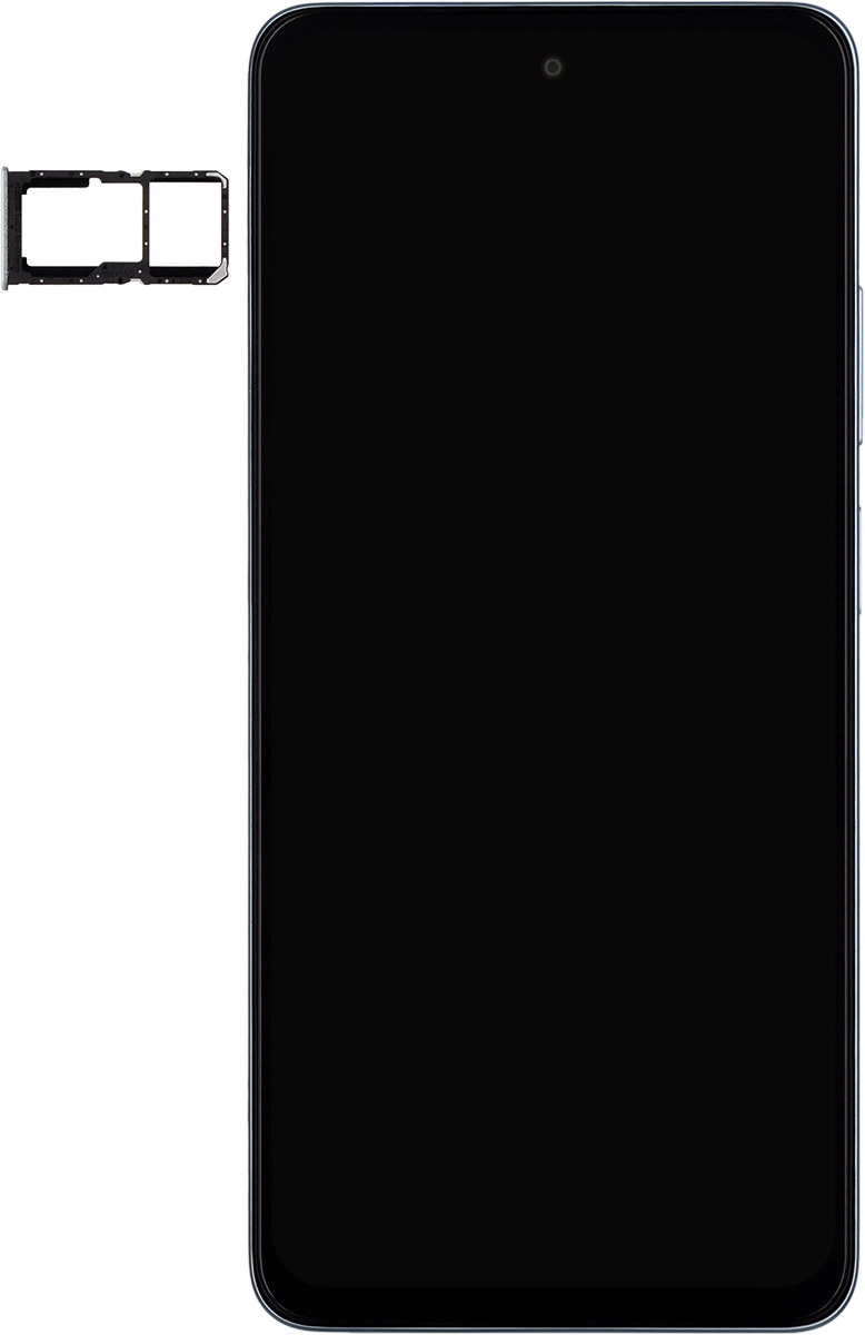 Turn your SIM so the angled corner of the SIM matches the angled corner of the SIM holder and place your SIM in the SIM holder.
