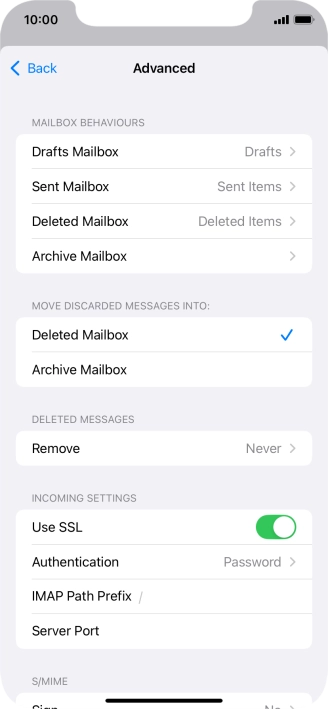 Press Authentication.
