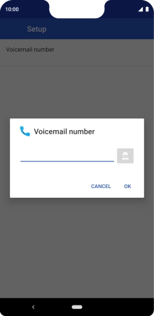 Key in +61414121121 and press OK.