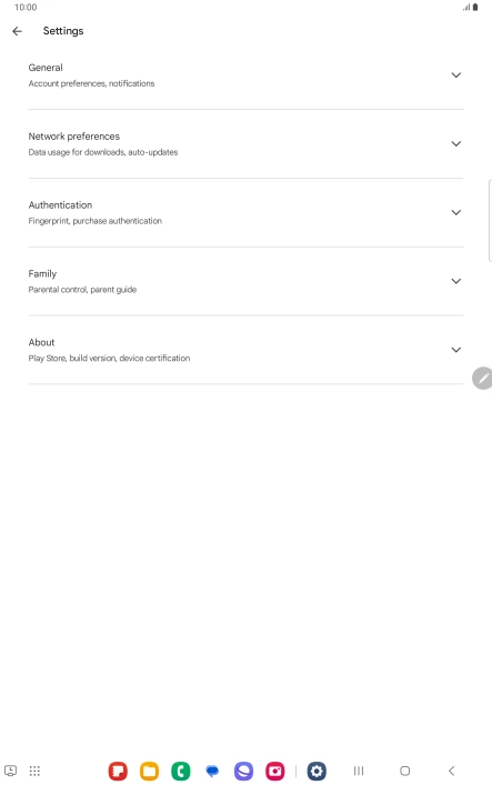 Press Network preferences.