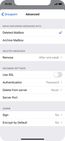 Press Authentication.