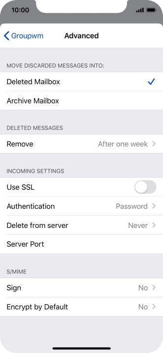 Press Authentication.