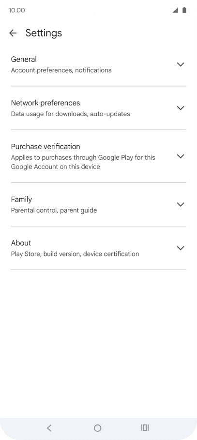 Press Network preferences.